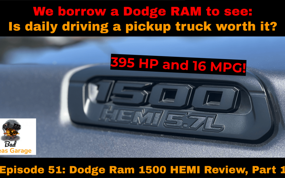 We borrow a review 2021 Dodge RAM to see if daily driving a pickup truck worth it.