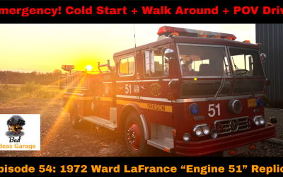 1972 Ward LaFrance Ambassador P80 and 1990 Dodge D350 Rescue