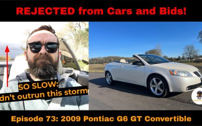 2009 Pontiac G6 GT Convertible: REJECTED from Cars and Bids!