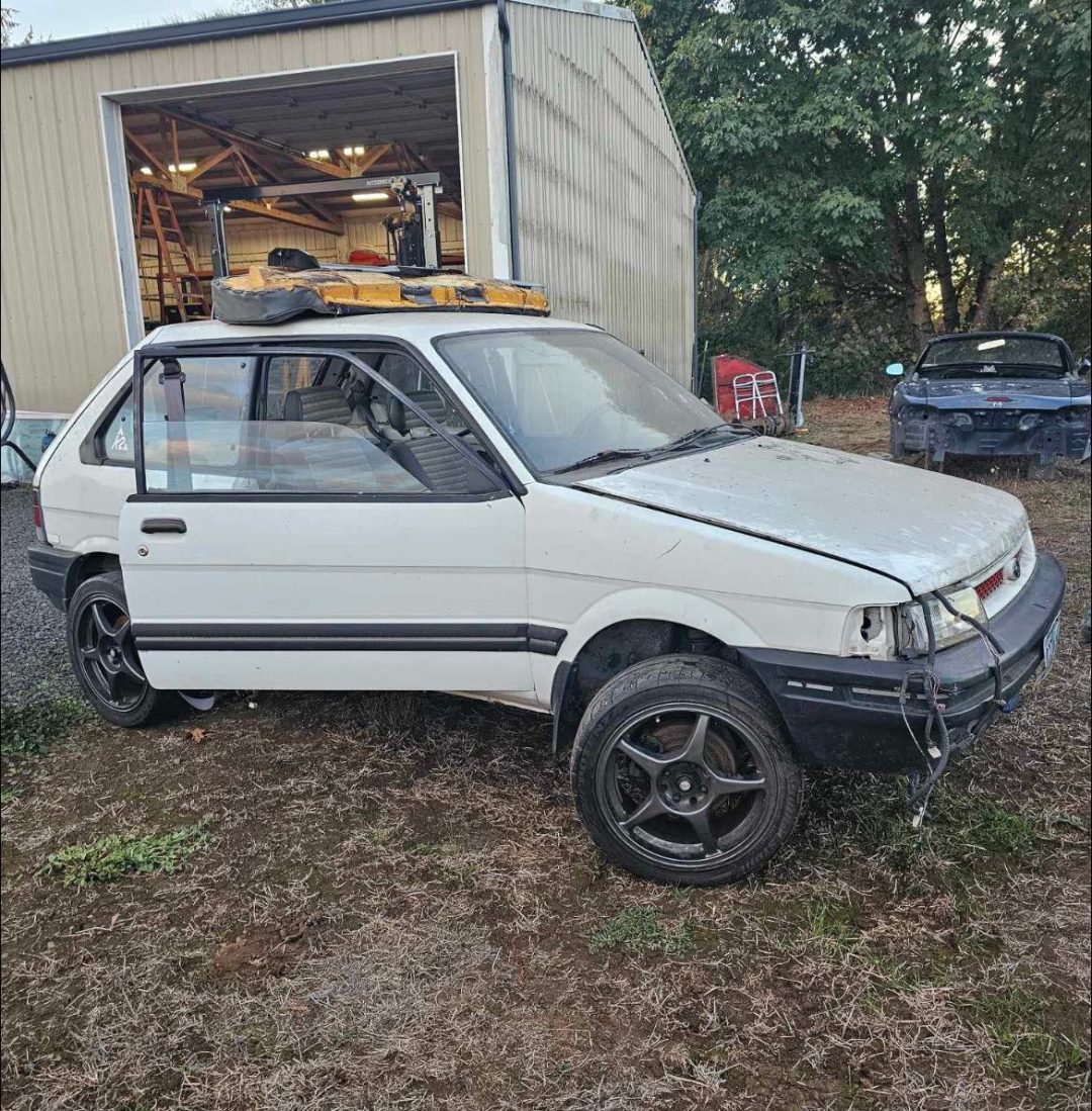 1990 Subaru Justy / Mazda Miata Body Swap