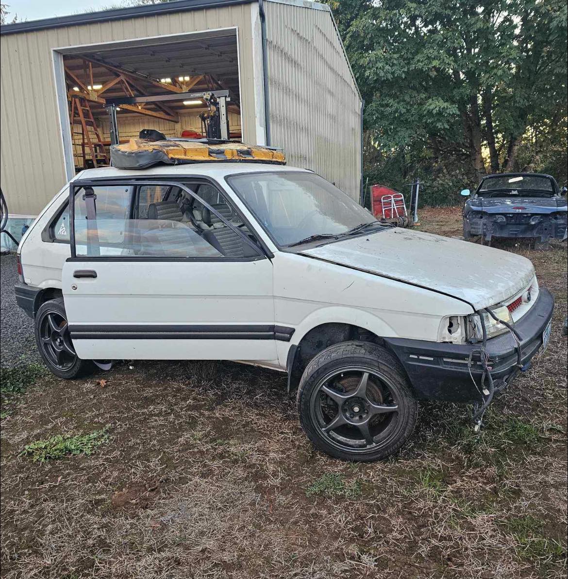 1990 Subaru Justy MazdaRu — Bad Ideas Garage